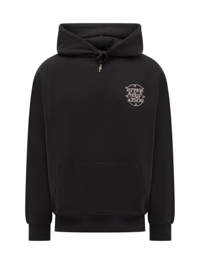 Drôle De Monsieur Slogan Hoodie In Black