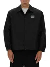 Drôle De Monsieur "slogan" Jacket In Black