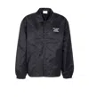 Drôle De Monsieur Black Jacket With Logo In Black