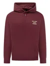 Drôle De Monsieur Drole De Monsieur Hoodie Bordeaux Not From Paris In Burgundy