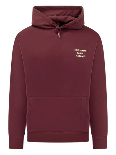 DRÔLE DE MONSIEUR SLOGAN-PRINT HOODIE