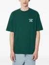 Drôle De Monsieur Le T-shirt Slogan In Green
