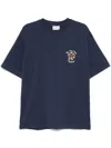Drôle De Monsieur Crest T-shirt In Blue