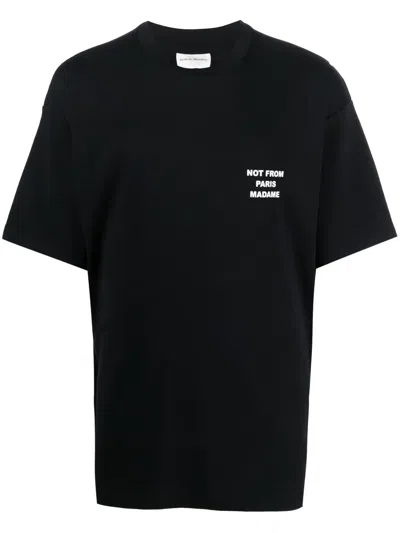 DRÔLE DE MONSIEUR SLOGAN-PRINT T-SHIRT