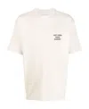 Drôle De Monsieur Le T-shirt Slogan Printed Cotton T-shirt In White