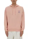 Drôle De Monsieur "slogan" Sweatshirt In Pink