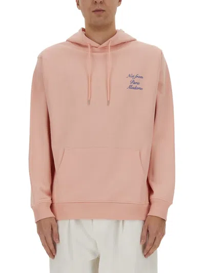 Drôle De Monsieur "slogan" Sweatshirt In Pink