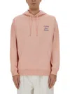 Drôle De Monsieur "slogan" Sweatshirt In Pink