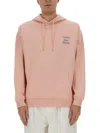 Drôle De Monsieur "slogan" Sweatshirt In Pink