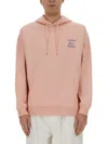 Drôle De Monsieur "slogan" Sweatshirt In Pink