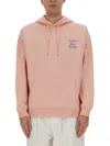 Drôle De Monsieur "slogan" Sweatshirt In Pink