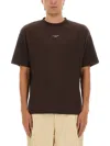 Drôle De Monsieur Drole De Monsieur T-shirt Not From Paris Madame In Brown