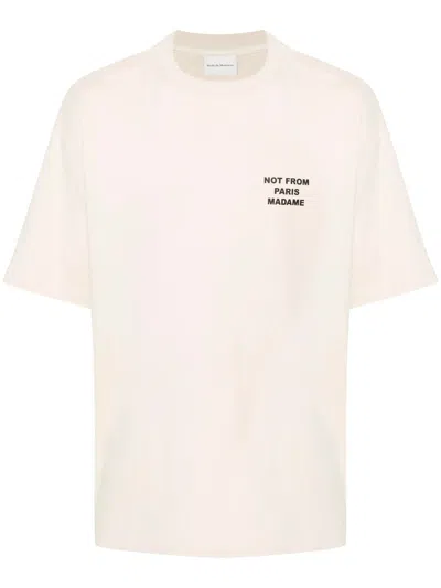 Drôle De Monsieur Slogan T-shirt In Pink