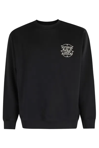 DRÔLE DE MONSIEUR DRÔLE DE MONSIEUR SLOGAN TRESSERS SWEATSHIRT