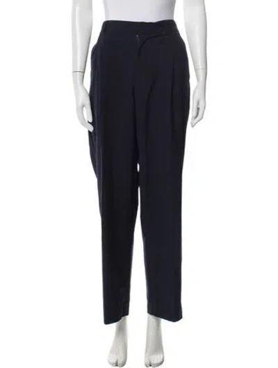 Pre-owned Drôle De Monsieur Straight Leg Pants In Blue