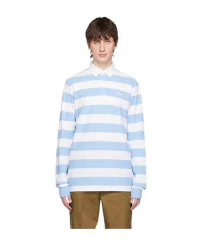 DRÔLE DE MONSIEUR STRIPED POLO SHIRT