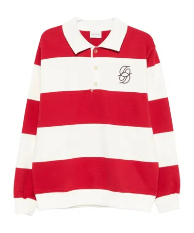DRÔLE DE MONSIEUR STRIPED POLO SHIRT