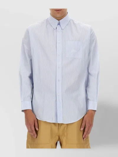 DRÔLE DE MONSIEUR STRIPED SHIRT BUTTON-DOWN COLLAR