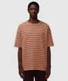 Drôle De Monsieur Striped T-shirt In Banana