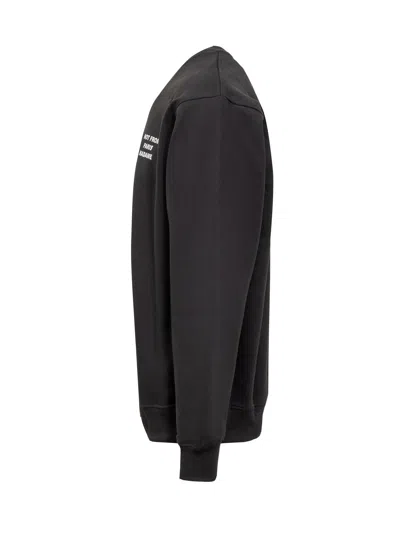 Drôle De Monsieur Drole De Monsieur Stylish Sweatshirt With Embroidered Details In Black