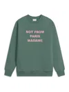 Drôle De Monsieur Drole De Monsieur Le Sweatshirt Slogan In Dark Green