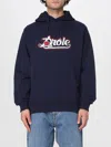 Drôle De Monsieur Drole De Monsieur Hoodie With Embroidered Logo In Blue