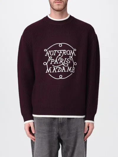 Drôle De Monsieur Sweater  Men Color Red In Multi