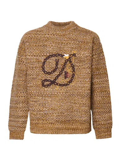 DRÔLE DE MONSIEUR SWEATER WITH LETTER LOGO