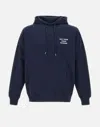 Drôle De Monsieur Drole De Monsieur Blue Hoodie Slogan Cotton Sweatshirt In Blue