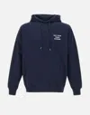 Drôle De Monsieur Drole De Monsieur Blue Hoodie Slogan Cotton Sweatshirt In Blue