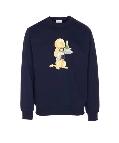 Drôle De Monsieur Sweaters In Blue