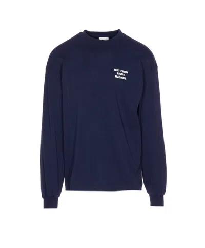Drôle De Monsieur Cotton Jersey In Blue