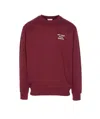 Drôle De Monsieur Drole De Monsieur Sweatshirt Not From Paris Madame In Burgundy