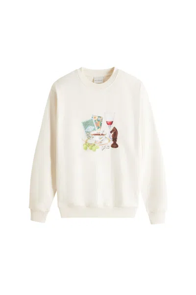 Drôle De Monsieur Sweatshirt In Cm Cream