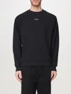 Drôle De Monsieur 'le Slogan Classique' Black Crewneck Sweatshirt With Contrasting Print In Black