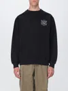 Drôle De Monsieur Le Sweatshirt Slogan Tressers In Black