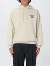 Drôle De Monsieur Nfpm Hooded Cotton Sweatshirt In White