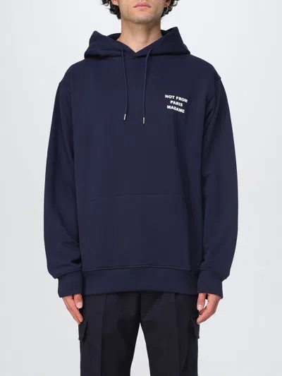 DRÔLE DE MONSIEUR SWEATSHIRT DRÔLE DE MONSIEUR MEN COLOR NAVY,H14653045
