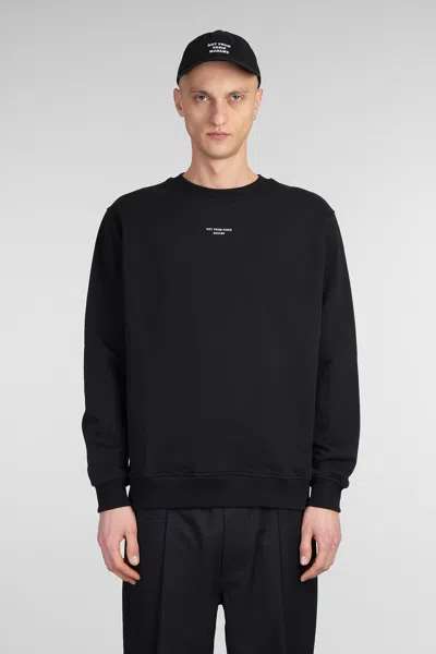 Drôle De Monsieur Sweatshirt In Black Cotton