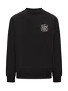Drôle De Monsieur Embroidered-motif Sweatshirt In Black