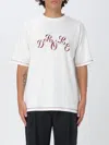 Drôle De Monsieur T-shirt  Men Color Beige In White