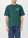 Drôle De Monsieur Le T-shirt Slogan In Green
