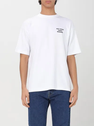 DRÔLE DE MONSIEUR T-SHIRT DRÔLE DE MONSIEUR MEN COLOR WHITE,G46487001