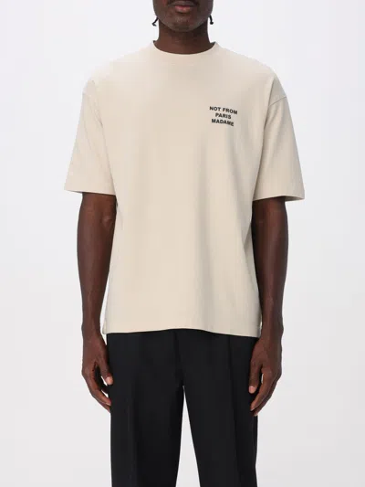 DRÔLE DE MONSIEUR T-SHIRT DRÔLE DE MONSIEUR MEN COLOR WHITE,H14658001