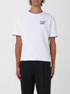 Drôle De Monsieur 'le T-shirt Slogan' White Crewneck T-shirt With Slogan Print On Front And Rear In White