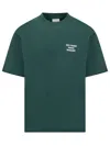 Drôle De Monsieur Drole De Monsieur Slogan Cotton T Shirt In Green