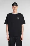 Drôle De Monsieur Slogan-print T-shirt In Black