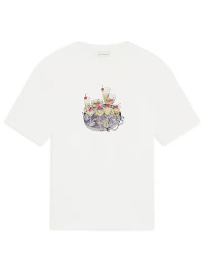 Drôle De Monsieur Drole De Monsieur T-shirt Man In Bianco