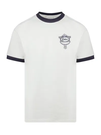 Drôle De Monsieur The Drôle Cup Pique T-shirt In White