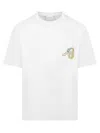 Drôle De Monsieur T-shirt In Off White